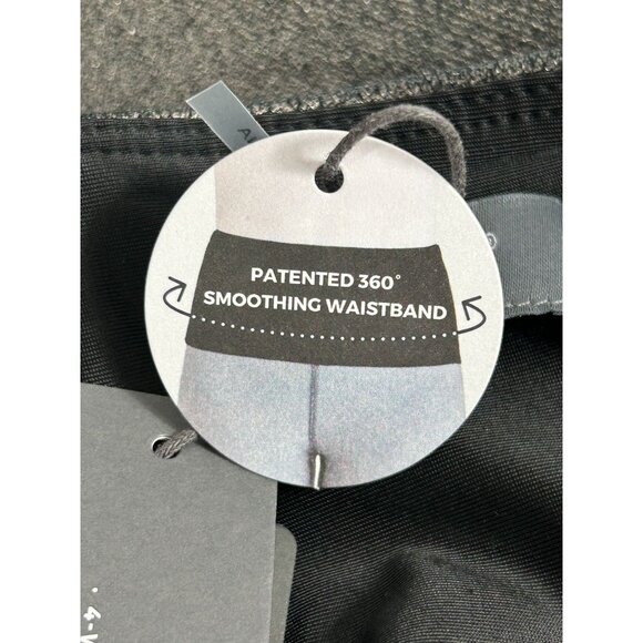 Lyssé Metallic Coated Baby Boot Knit Denim in Metallic Cocoa - Sz L - NWT - Picture 10 of 12